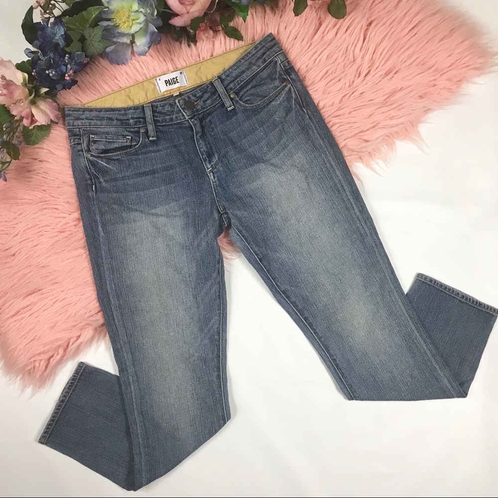 NEW Paige Kylie Crop Mid Rise Skinny Jeans
